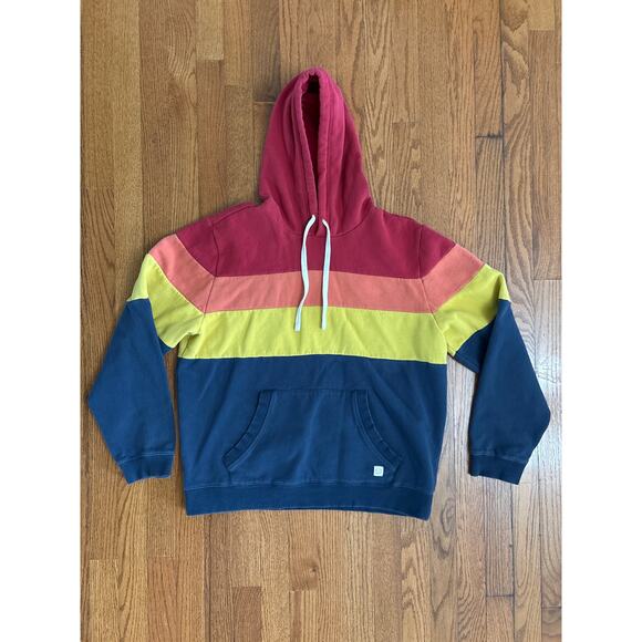 Marine Layer Archine Color Block Men's Hoodie Sweatshirt Size Large- EUC - Picture 1 of 6